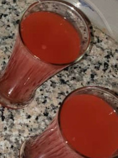 A picture of Drink -mixed fruits carbonated slush.