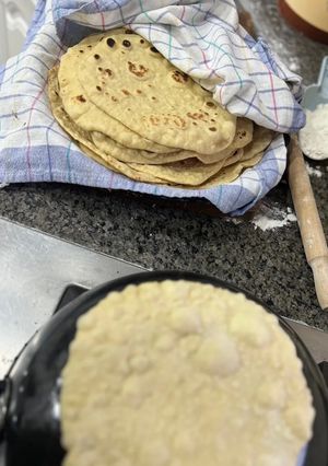 صورة لوصفة خبز الصاج