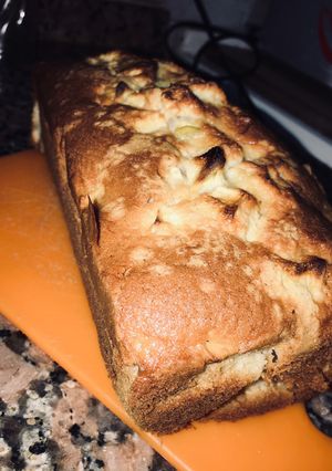 Una foto de Budín de manzana