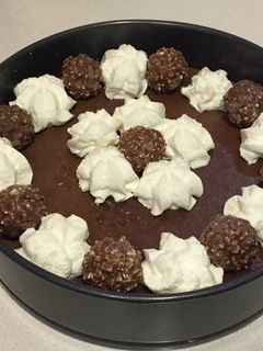 Una foto de Tarta Ferrero rocher sin horno