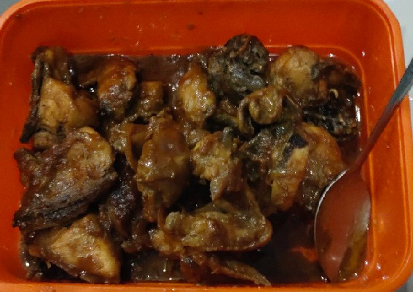Ayam kecap pedas manis ala BiaBilBil
