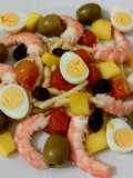 Ensalada templada de pasta trofie