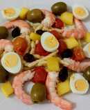 Ensalada templada de pasta trofie