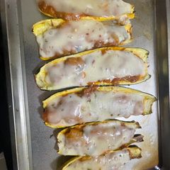 A picture of Baked Zucchini.