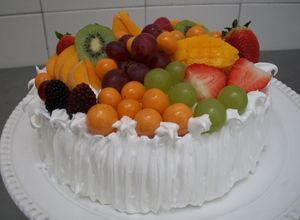 Una foto de Tarta frutos de mi tierra