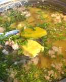 Canh bí ngô non Nhật thịt bằm