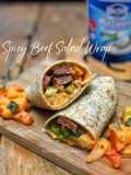 Spicy Beef Salad Wrap