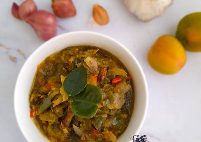 Cara membuat Lado Mudo/Sambal Ijo Padang Cara membuat Lado Mudo/Sambal Ijo Padang