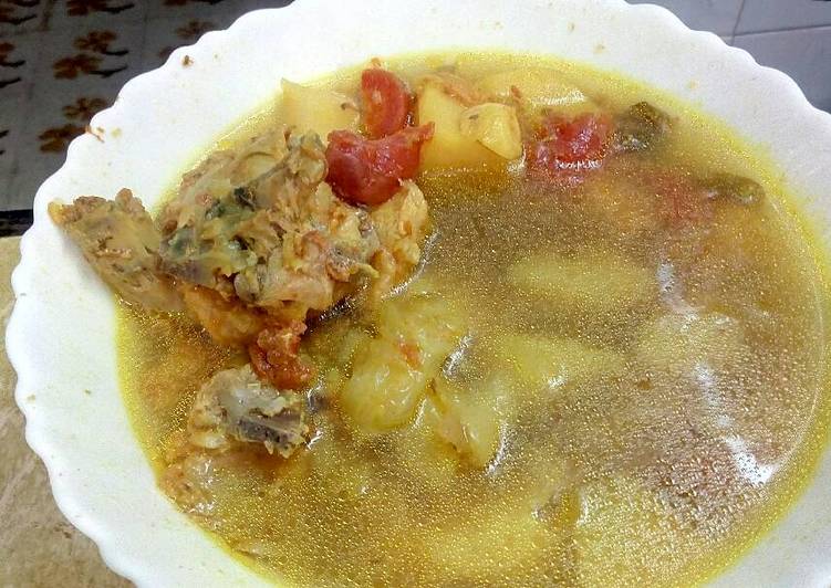 Chicken with Vegetables soup