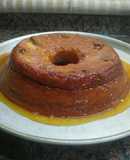 Budín de pan en microondas