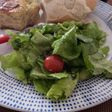 Ensalada verde con vinagreta de albahaca