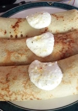 O poză a rețetei Clătite cu ciuperci🍄🍄🍄🥞.