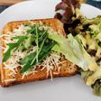 Croque monsieur végétarien au tofu