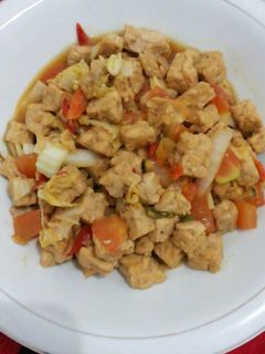 Foto resep Tumis Tempe asam manis