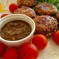 A picture of Aloo Tikki💕💕💕.