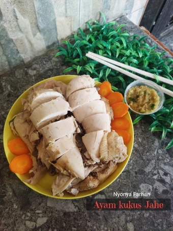 Cara Sederhana Membuat Resep  Ayam kukus Jahe (Chinese Steamed Chicken) yang Lezat Sekali, Menggugah Selera