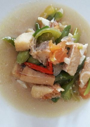 Foto resep Ikan asin kuah santan