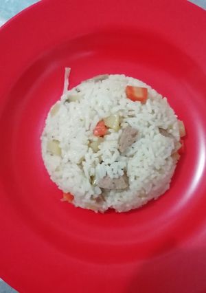 Foto resep Quick rice steam (sarapan pagi)