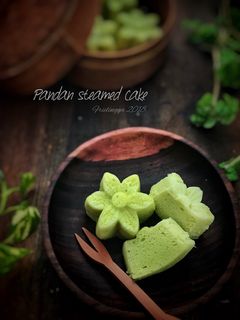 Foto resep Pandan steamed cake