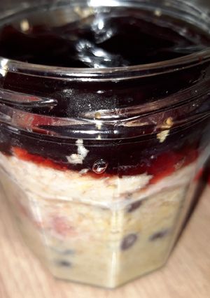 Une photo de Bowl cake aux fruits rouges