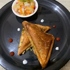 Beans aloo sandwich A picture of Beans aloo sandwich.