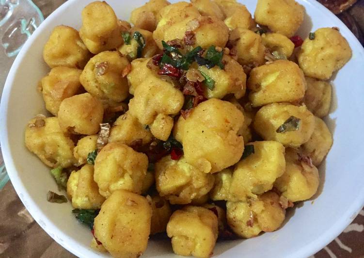 Rahasia Bikin Tahu Tepung Bawang Cabe Anti Gagal