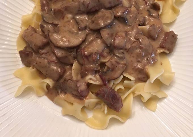 Beef Stroganoff