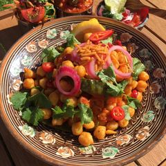 A picture of Chickpea and Veg Pathia Curry🌿🌱.