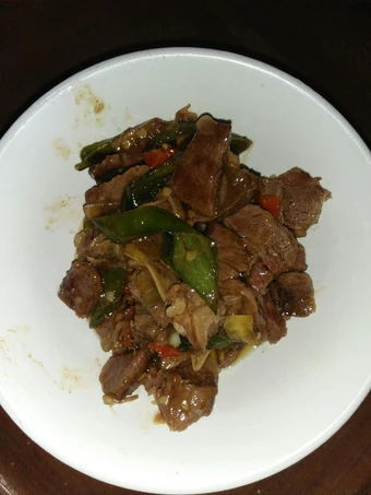 Cara Mudah Menyiapkan Resep Tumis oseng daging sapi mercon yang Sempurna Anti Ribet, Lezat