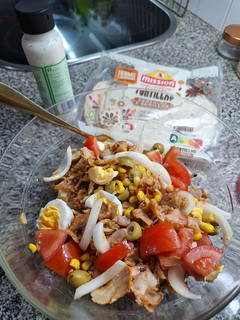 Una foto de Durum kebab casero
