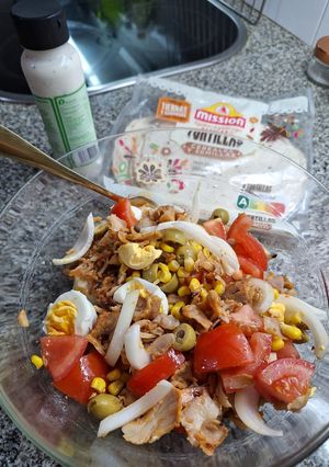 Una foto de Durum kebab casero