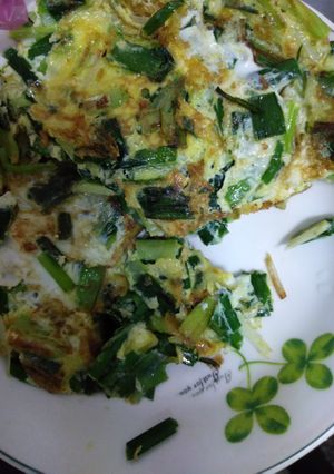 韭菜煎蛋 的食譜成品照片