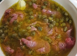 Una foto de Carpaccio de punta de lomo