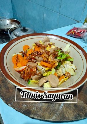 Foto resep Tumis Sayur Tidak Pedas Ramah Anak