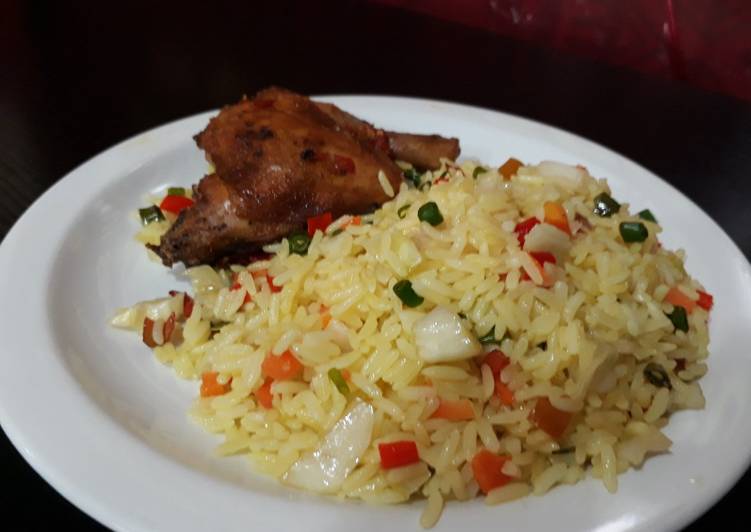 Fried rice with chicken