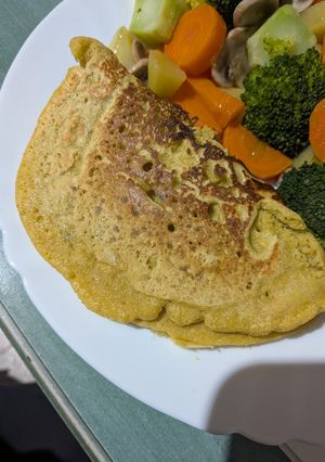 Una foto de Tortilla francesa vegana