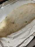 Salt baked barramundi
