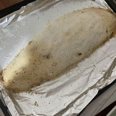 Salt baked barramundi A picture of Salt baked barramundi.