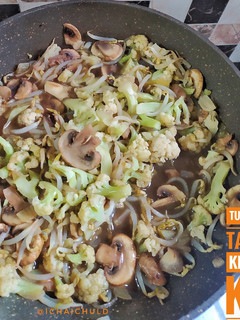 Foto resep Tumis Jamur, Tauge & Kembang Kol