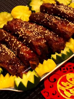 A picture of Sweet and Sour Pork Ribs.