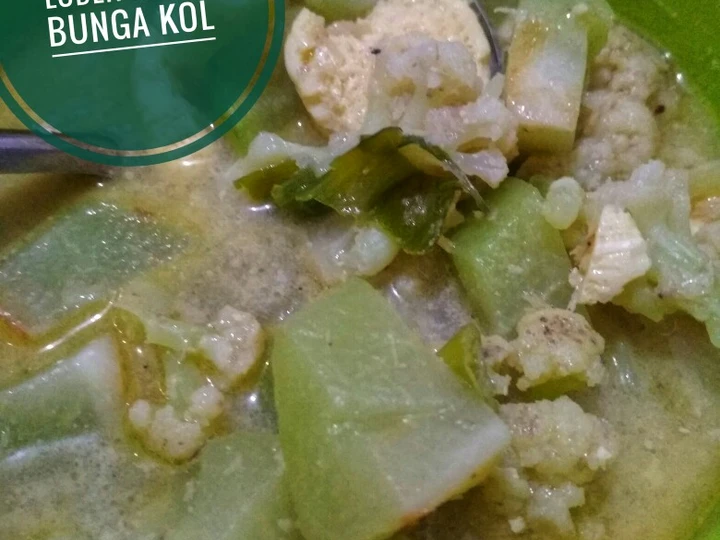 Cara Gampang Membikin Resep Lodeh Labuh Siam bunga Kol yang Bikin Ngiler Anti Ribet, Lezat