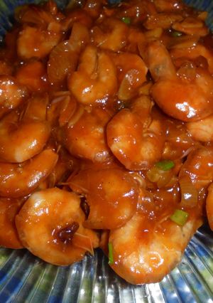 Foto resep Udang Saus Tiram