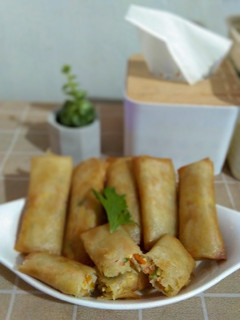 Foto resep Lumpia isi bengkoang atau sayur dan telur
