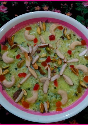 A picture of Raw Pumpkin halwa.