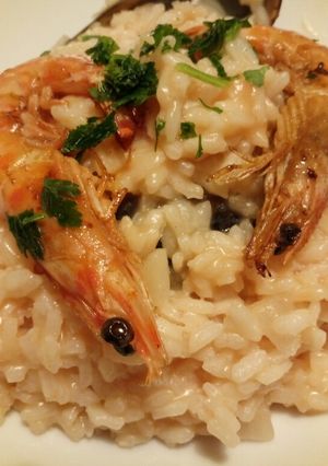 A picture of Risotto ai frutti di mare.