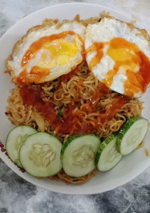 Gambar Maggi Goreng lapar di waktu malam #cookpadmalaysia