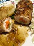 Rollos de pollo y verdura (wraps de pollo)