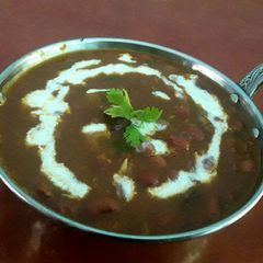 A picture of Jain Rajma masala.