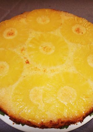 Une photo de Gâteau à l'ananas
