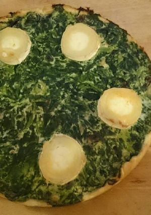 Una foto de Quiche de espinacas y ricotta
